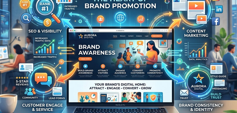 website in brand promotion - arisan web services
